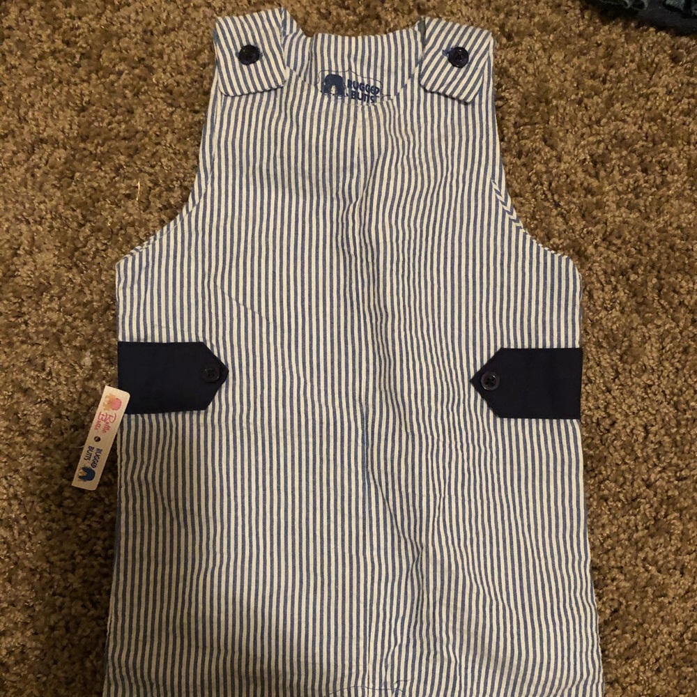 Rugged Butts Pinstripe Overalls